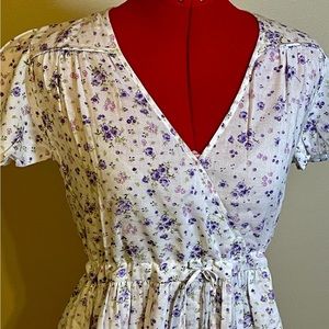 NWT Christy Dawn Dawn Dress Lilac Floral, XS, lined